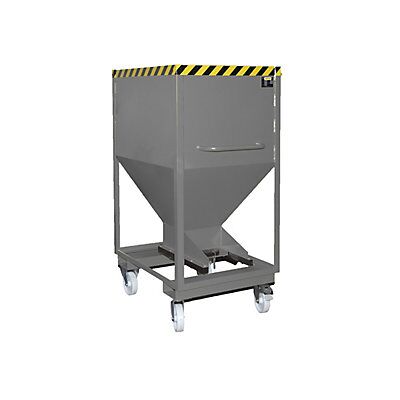 Bauer Silo Forma De Embudo Rodante Con Engarces Para Horquillas Bauer Silo Forma De Embudo Rodante Con Engarces Para Horquillas