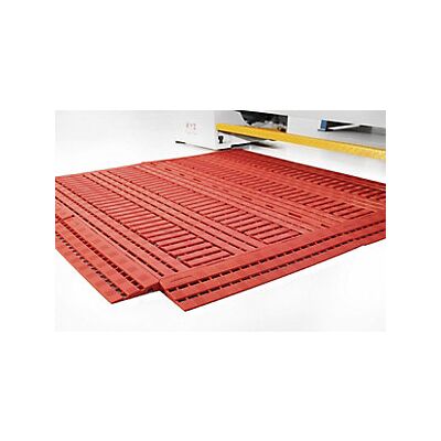kaiserkraft - PE Floor Grate 1200x600 - Rojo - Floor Grate kaiserkraft - PE Floor Grate 1200x600 - Rojo - Floor Grate