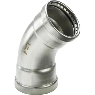 Viega Sanpress Inox Lf Codo Sanpress Inox Xl Lf 45 Grados, D 88,9mm Acero Inoxidable Modelo 2326xllf, 664954 Viega Sanpress Inox Lf Codo Sanpress Inox Xl Lf 45 Grados, D 88,9mm Acero Inoxidable Modelo 2326xllf, 664954