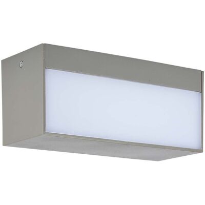 Aplique Led De Pared V-tac De 12 W, Doble Haz, Gris, 4200 K, Ip65 Aplique Led De Pared V-tac De 12 W, Doble Haz, Gris, 4200 K, Ip65