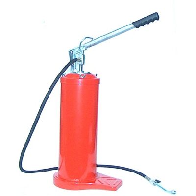 NEWGARDEN Bomba De Barril Para Grasa Con Mango Grifo De Goma Cabeza De Tubo Rígido NEWGARDEN Bomba De Barril Para Grasa Con Mango Grifo De Goma Cabeza De Tubo Rígido