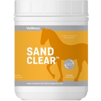Vetnova Sandclear - Suplemento para caballos con psyllium - 1,25kg Vetnova Sandclear - Suplemento para caballos con psyllium - 1,25kg