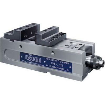 ROHM Torno Compacto Para Máquinas Nc Rke-l Con Bocas Escalonado, Ancho De Las Bocas : 160 Mm, Altura Des Bocas 50 Mm, Capacidad De Fijación 320 Mm ROHM Torno Compacto Para Máquinas Nc Rke-l Con Bocas Escalonado, Ancho De Las Bocas : 160 Mm, Altura Des Bocas 50 Mm, Capacidad De Fijación 320 Mm