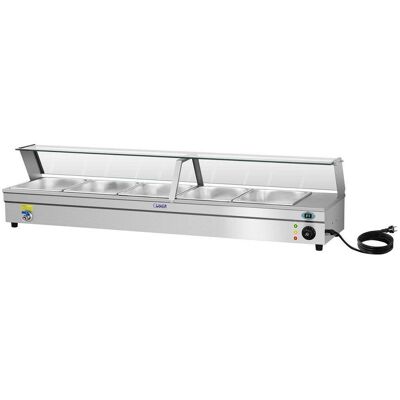 Helloshop26 - Baño María 2.200 Vatios - 5 X Gn - 1/2 - Con Grifo De Desagüe 140000560 Helloshop26 - Baño María 2.200 Vatios - 5 X Gn - 1/2 - Con Grifo De Desagüe 140000560