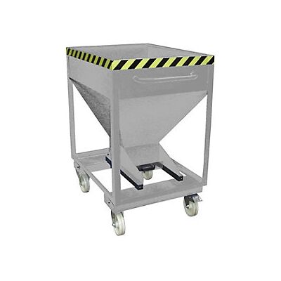 Bauer Silo Forma De Embudo Rodante Con Engarces Para Horquillas Bauer Silo Forma De Embudo Rodante Con Engarces Para Horquillas