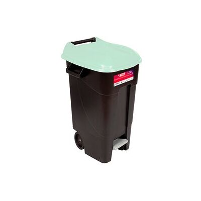 Tayg 120L Cubo de basura - Pedal, Resistente, 2 Ruedas Tayg 120L Cubo de basura - Pedal, Resistente, 2 Ruedas