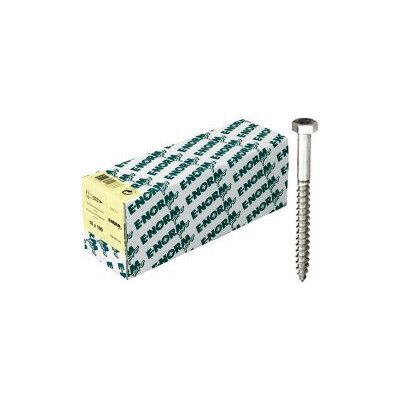 E-NORMpro Tornillo para madera DIN 571 Acero zincado 6 x 25 mm - 500 unidades E-NORMpro Tornillo para madera DIN 571 Acero zincado 6 x 25 mm - 500 unidades