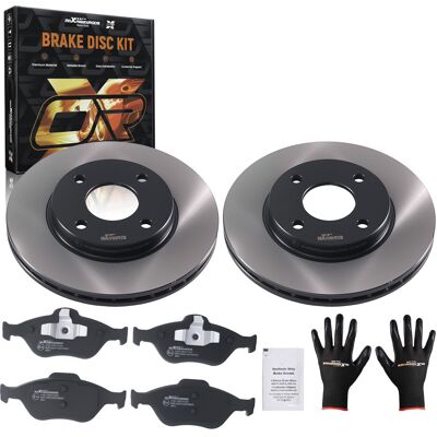 MAXPEEDINGRODS Discos 258mm Pastillas Freno For Ford Fiesta V Jd Jh 1.6l 2001-2008 Delantero MAXPEEDINGRODS Discos 258mm Pastillas Freno For Ford Fiesta V Jd Jh 1.6l 2001-2008 Delantero