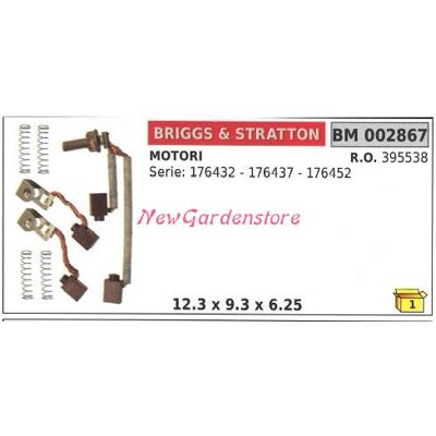 Briggs & Stratton Briggs&stratton Motor Eléctrico Escobillas Serie 176432 176437 002867 Briggs & Stratton Briggs&stratton Motor Eléctrico Escobillas Serie 176432 176437 002867
