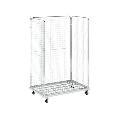 OEM Contenedor Rodante De Acero L X A 1200 X 800 Mm Por 3 Lados OEM Contenedor Rodante De Acero L X A 1200 X 800 Mm Por 3 Lados