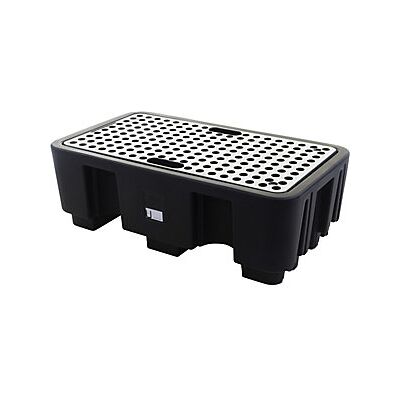 Cemo - Cubeta Colectora De Pe Para 2 Bidones De 200 L Capacidad De Cemo - Cubeta Colectora De Pe Para 2 Bidones De 200 L Capacidad De