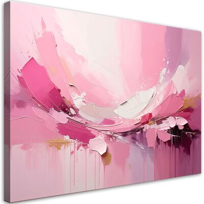 FEEBY Impresión De Imagen Abstracción Rosa Inspirada En Una Forma Floral 90x60 FEEBY Impresión De Imagen Abstracción Rosa Inspirada En Una Forma Floral 90x60
