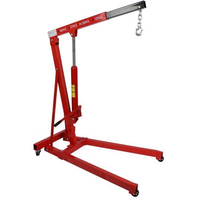Helloshop26 - Grúa De Taller Para Cargas Hasta 500 Kg 750-1290 Mm 160002321 Helloshop26 - Grúa De Taller Para Cargas Hasta 500 Kg 750-1290 Mm 160002321