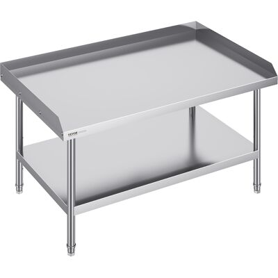 Vevor Mesa De Trabajo De Acero Inoxidable Mesa De Trabajo Comercial Para Preparación De Alimentos Protector Contra Salpicaduras De 3 Lados 762 X 1219 X 660 Mm Altura Ajustable Para Restaurantes Vevor Mesa De Trabajo De Acero Inoxidable Mesa De Trabajo Comercial Para Preparación De Alimentos Protector Contra Salpicaduras De 3 Lados 762 X 1219 X 660 Mm Altura Ajustable Para Restaurantes