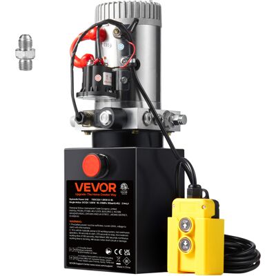 VEVOR Bomba Hidráulica Mophorn De 8 Cuartos De Galón, Unidad De Potencia De Acción Simple, Presión Máxima De 3200 Psi, Caudal De 0,91 Gpm Para Remolques Volcadores Y Elevación De Automóviles VEVOR Bomba Hidráulica Mophorn De 8 Cuartos De Galón, Unidad De Potencia De Acción Simple, Presión Máxima De 3200 Psi, Caudal De 0,91 Gpm Para Remolques Volcadores Y Elevación De Automóviles