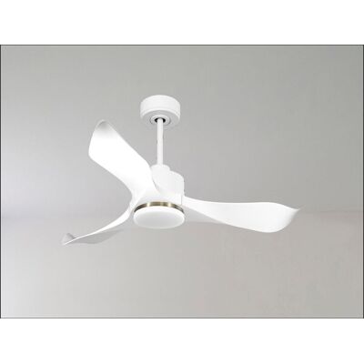 KLASSFAN Modulo Slim Ring - Super Destratificateur Et Ventilateur Dc 132 Cm Blanc Pales Bois Blanc Idéal 26 À 40 M² KLASSFAN Modulo Slim Ring - Super Destratificateur Et Ventilateur Dc 132 Cm Blanc Pales Bois Blanc Idéal 26 À 40 M²