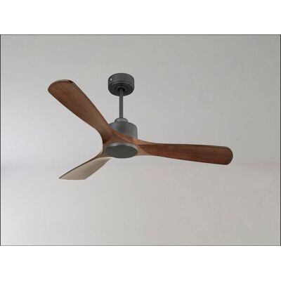 KLASSFAN Modulo Latino Iii - Super Destratificateur Et Ventilateur Dc 132 Cm Noir Pales Bois Gris Idéal 26 À 40 M² KLASSFAN Modulo Latino Iii - Super Destratificateur Et Ventilateur Dc 132 Cm Noir Pales Bois Gris Idéal 26 À 40 M²