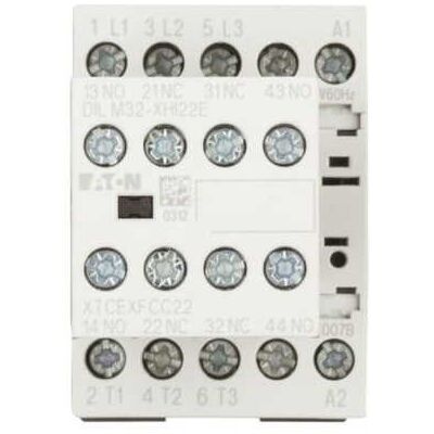 Eaton Contactor De Potencia 7a 3p 230v Ca 2z 2r Dilm7-22 (230v50hz, 240v60hz) 106360 Eaton Contactor De Potencia 7a 3p 230v Ca 2z 2r Dilm7-22 (230v50hz, 240v60hz) 106360