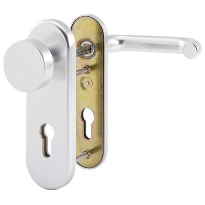 Conjunto de cerradura de puerta de aluminio Hoppe con cilindro de perfil - ES1 Conjunto de cerradura de puerta de aluminio Hoppe con cilindro de perfil - ES1