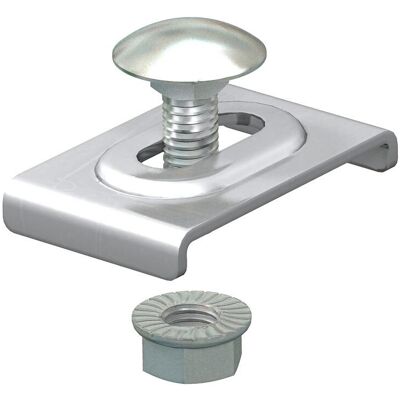 Conector de acero inoxidable OBO Bettermann para montaje de separadores - Conector eléctrico Conector de acero inoxidable OBO Bettermann para montaje de separadores - Conector eléctrico