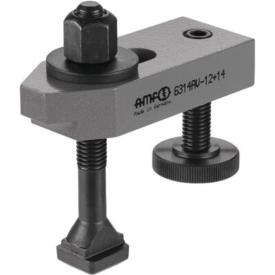 Amf - Brazo De Sujeción N ° 6314av Para Ranura En T 18mm L.125mm Tornillo De Sujeción M16x18x125mm Amf - Brazo De Sujeción N ° 6314av Para Ranura En T 18mm L.125mm Tornillo De Sujeción M16x18x125mm