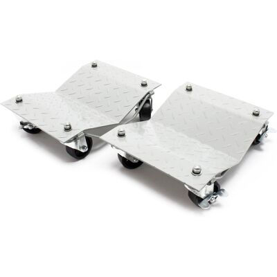 Wiltec - Rodillos Maniobra Set 2 Unidades Gato Elevador Cohe Ayuda Maniobras Aparcar Taller Garaje 680 Kg/ud Wiltec - Rodillos Maniobra Set 2 Unidades Gato Elevador Cohe Ayuda Maniobras Aparcar Taller Garaje 680 Kg/ud
