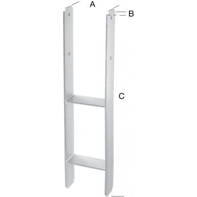 Marca Modelo 101 mm - Soporte para poste - Con marcado CE Marca Modelo 101 mm - Soporte para poste - Con marcado CE