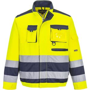 Portwest - Chaqueta Lille Bicolor 10 Bolsillos Gran Bolsillo Trasero Tx50 Xxl Amarillo/marino Portwest - Chaqueta Lille Bicolor 10 Bolsillos Gran Bolsillo Trasero Tx50 Xxl Amarillo/marino