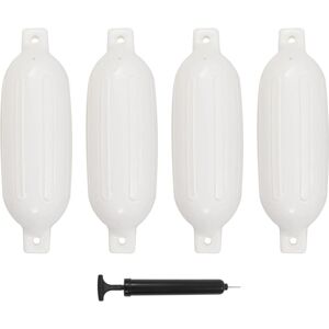Parachoques Para Barco 4 Unidades Pvc Blanco 58,5x16,5 Cm Vidaxl Parachoques Para Barco 4 Unidades Pvc Blanco 58,5x16,5 Cm Vidaxl