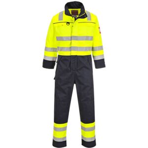Portwest - Mono De Trabajo Multi-norm De Alta Visibilidad Azul Marino Fr60 Xxxl Amarillo/marino Portwest - Mono De Trabajo Multi-norm De Alta Visibilidad Azul Marino Fr60 Xxxl Amarillo/marino