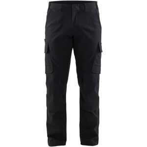 BLAKLADER Pantalón De Trabajo Anti-rayaduras Elástico 1466 - Negro 5xl - Fr(60) - Se(c66) - Corto BLAKLADER Pantalón De Trabajo Anti-rayaduras Elástico 1466 - Negro 5xl - Fr(60) - Se(c66) - Corto