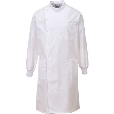 SEKURECO Bata De Trabajo Howie Acabado Texpel Color Blanco, Uniformes C865 Xxxl Blanco SEKURECO Bata De Trabajo Howie Acabado Texpel Color Blanco, Uniformes C865 Xxxl Blanco