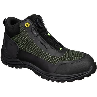 Botas De Trabajo Plantilla De Composite Anti Perforación Girder Composite Mid S3s Esd Sr Fo Portwest Fe04 42 Negro / Verde Botas De Trabajo Plantilla De Composite Anti Perforación Girder Composite Mid S3s Esd Sr Fo Portwest Fe04 42 Negro / Verde