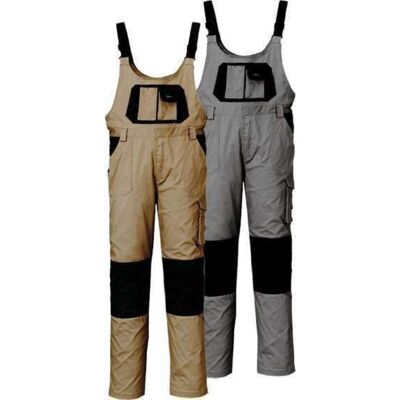 Industrial Starter Pantalón Peto Gris/Negro - Pantalones Industrial Starter Pantalón Peto Gris/Negro - Pantalones