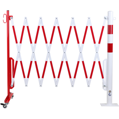 Certeo - Poste Barrera Con Rejas De Pantógrafo Tubo Redondo Ø 60 Mm Certeo - Poste Barrera Con Rejas De Pantógrafo Tubo Redondo Ø 60 Mm