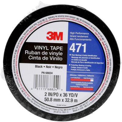 Cinta Adhesiva Negra 3m 471s50iw 33 M X 50 Mm Cinta Adhesiva Negra 3m 471s50iw 33 M X 50 Mm