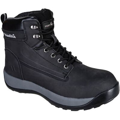 Portwest - Botas De Trabajo Steelite Constructo Nubuck S3 Suela De Goma 300ºc Hro Fw32 40 Negro Portwest - Botas De Trabajo Steelite Constructo Nubuck S3 Suela De Goma 300ºc Hro Fw32 40 Negro
