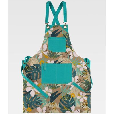 Delantal Canvas Estampado Con Peto Para Servicios M756 Workteam Turquesa Delantal Canvas Estampado Con Peto Para Servicios M756 Workteam Turquesa