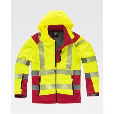 Chaqueta Workshell Flúor Reflectante S9211 Workteam Xl Amarillo A.v.+ Rojo Chaqueta Workshell Flúor Reflectante S9211 Workteam Xl Amarillo A.v.+ Rojo