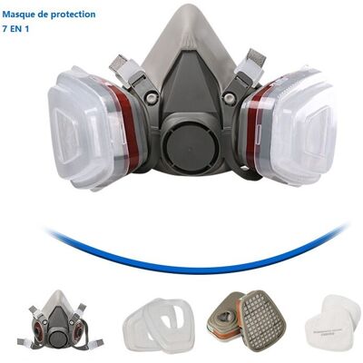 OEM Nazalus - Gran Oferta - Mascarilla Protectora 7 En 1, Mascarilla Para Pintar, Reutilizable Con Filtro Antipolvo, Mascarilla Respiratoria Antigás Con Filtro Para Pulverización, Pintura, Trabajo Y Produ OEM Nazalus - Gran Oferta - Mascarilla Protectora 7 En 1, Mascarilla Para Pintar, Reutilizable Con Filtro Antipolvo, Mascarilla Respiratoria Antigás Con Filtro Para Pulverización, Pintura, Trabajo Y Produ