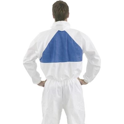 Mono De Protección 3m 4540+ Blanco Azul Talla Xxl Mono De Protección 3m 4540+ Blanco Azul Talla Xxl