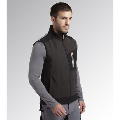 Diadora - Chaqueta Sin Mangas Softshell - Carbon Tech - Talla Xl - Gris - 702.175343 75135 Diadora - Chaqueta Sin Mangas Softshell - Carbon Tech - Talla Xl - Gris - 702.175343 75135