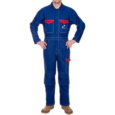 Weldas - Buzo De Protección Para Soldador Azul Fire Fox Xxl Weldas - Buzo De Protección Para Soldador Azul Fire Fox Xxl
