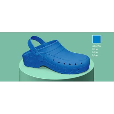 Dian - Zueco Sanitario De Material Polimérico Antibacteriano Sbs Monocasco 02-s 46 Azulón Dian - Zueco Sanitario De Material Polimérico Antibacteriano Sbs Monocasco 02-s 46 Azulón
