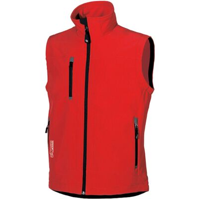 U-power - Chaleco De Trabajo Sin Mangas Climb Softshell - Rojo 3xl U-power - Chaleco De Trabajo Sin Mangas Climb Softshell - Rojo 3xl