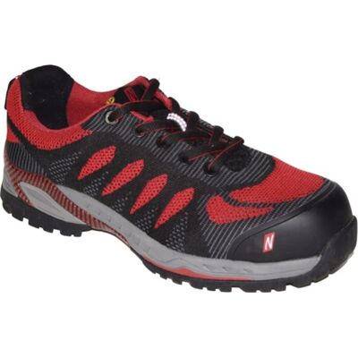 Nitras - Zapato De Seguridad Pro Step Talla 43 Negro / Rojo S1p Src Esd En Iso 20345.en61340-4-3 Nitras - Zapato De Seguridad Pro Step Talla 43 Negro / Rojo S1p Src Esd En Iso 20345.en61340-4-3