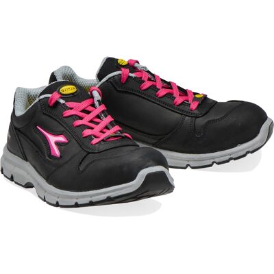Zapato Trabajo Utility Diadora Run Low S3 Src Esd Negro Rojo Fucsia 39 Zapato Trabajo Utility Diadora Run Low S3 Src Esd Negro Rojo Fucsia 39