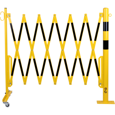 Certeo - Poste Barrera Con Rejas De Pantógrafo Tubo Redondo Ø 60 Mm Certeo - Poste Barrera Con Rejas De Pantógrafo Tubo Redondo Ø 60 Mm