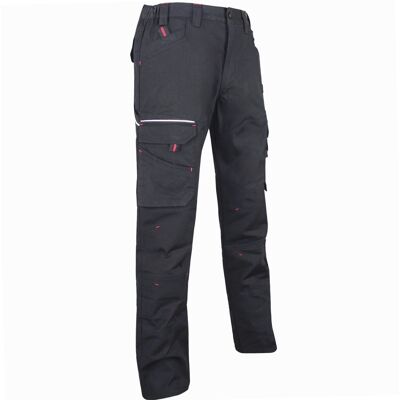 Pantalones De Trabajo Lma Canvas - Basalto Negro - S42 - 1425-42 Pantalones De Trabajo Lma Canvas - Basalto Negro - S42 - 1425-42