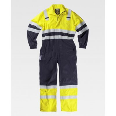 Buzo De Trabajo De Alta Visibilidad Con Protección Para Soldadura Workteam C5091 Xl Marino+amarillo A.v. Buzo De Trabajo De Alta Visibilidad Con Protección Para Soldadura Workteam C5091 Xl Marino+amarillo A.v.